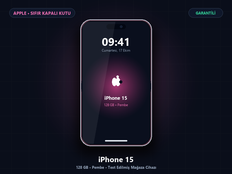 iPhone 15 128GB Pembe (Sıfır Kapalı Kutu)