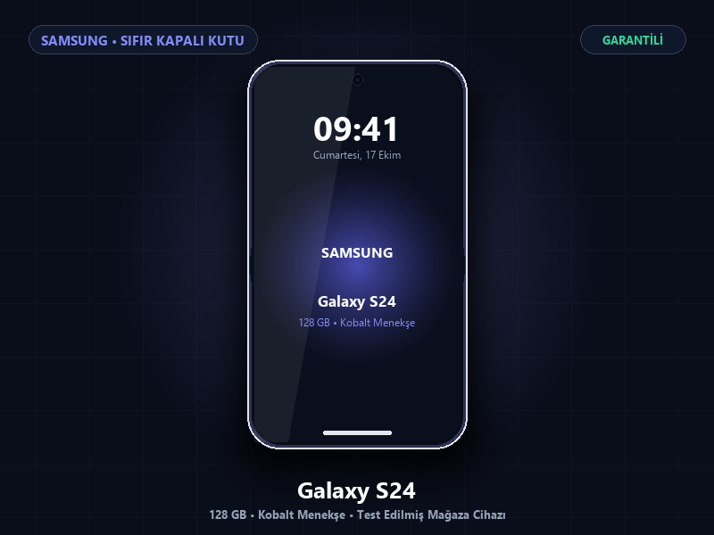 Samsung Galaxy S24 128GB Kobalt Menekşe (Sıfır)